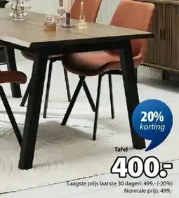 Jysk Skovlunde Tafel aanbieding