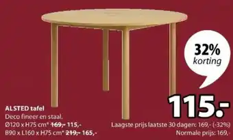 Alsted tafel