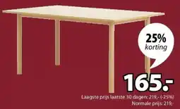 Jysk Alsted Tafel aanbieding