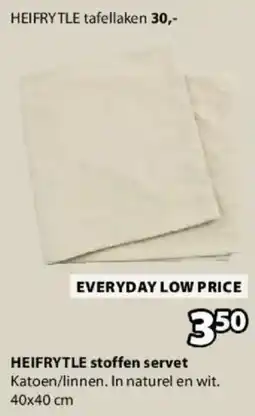 Jysk Heifrytle Stoffen Servet aanbieding