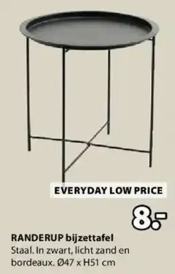 Jysk Randerup Bijzettafel aanbieding