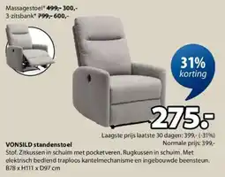 Jysk Vonsild Standenstoel aanbieding