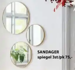 Jysk Sandager Spiegel aanbieding