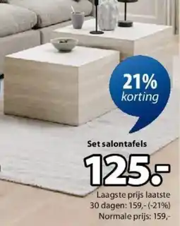 Jysk Rolsted Salontafel aanbieding