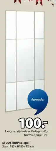 Jysk Studstrup Spiegel aanbieding