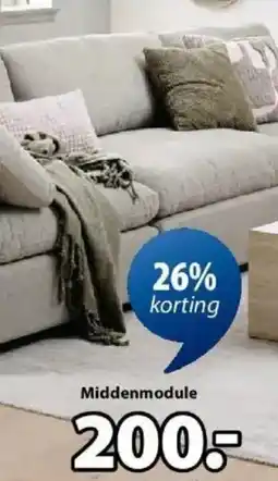 Jysk Middenmodule aanbieding