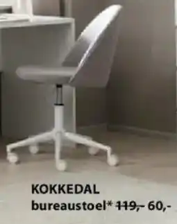 Jysk Kokkedal Bureaustoel aanbieding