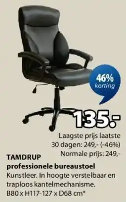Jysk Tamdrup Professionele Bureaustoel aanbieding