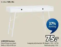 Jysk Lindved Bureau aanbieding