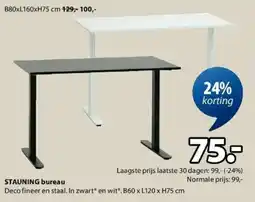 Jysk Stauning Bureau aanbieding