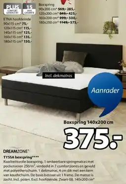 Jysk Tyssa Boxspring aanbieding
