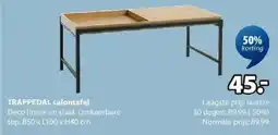 Jysk Trappedal Salontafel aanbieding