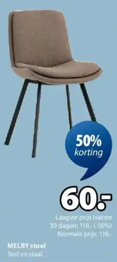 Jysk Melby Stoel aanbieding