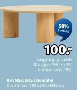 Jysk Ravnsbjerg Salontafel aanbieding