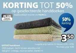 Jysk Gistad Handdoek aanbieding