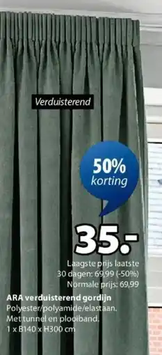Jysk Ara Verduisterend Gordijn aanbieding