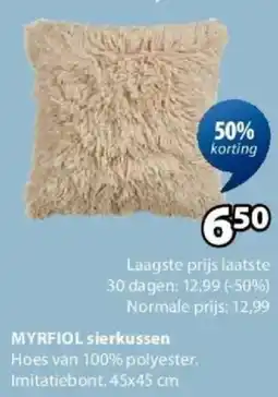 Jysk Myrfiol Sierkussen aanbieding