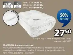 Jysk Brattfjell 4 Seizoenendekbed aanbieding