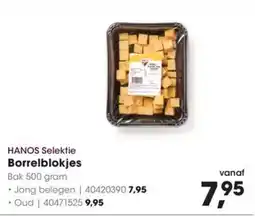 Hanos Hanos Selektie Borrelblokjes aanbieding