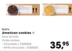 Hanos Ruth's American Cookies aanbieding