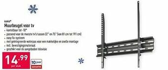 Muurbeugel voor tv