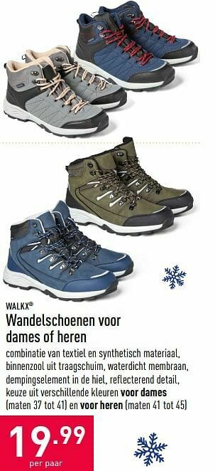 ALDI Wandelschoenen voor dames of heren aanbieding