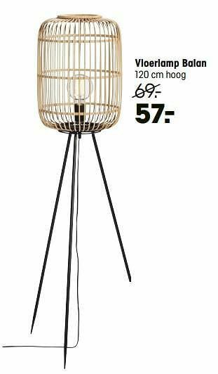 Kwantum Vloerlamp balan aanbieding