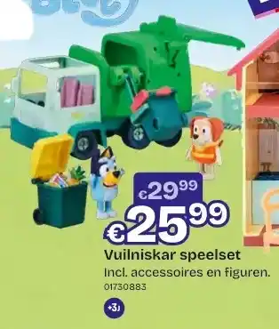 Dreamland Vuilniskar speelset aanbieding