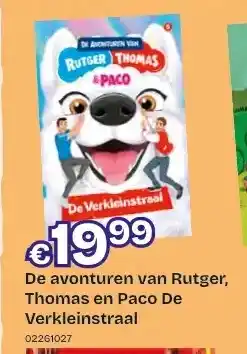 Dreamland De avonturen van Rutger, Thomas en Paco De Verkleinstraal aanbieding