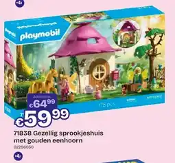 Dreamland 71838 Gezellig sprookjeshuis met gouden eenhoorn aanbieding