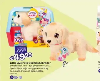 Dreamland Little Live Pets Ouchies Labrador aanbieding