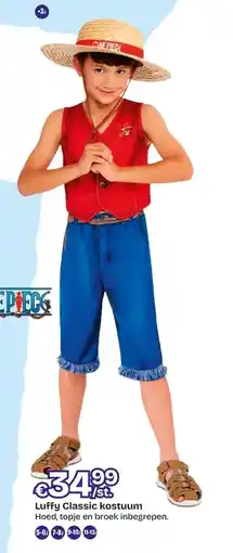 Dreamland Luffy Classic kostuum aanbieding