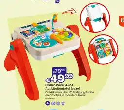 Dreamland Fisher-Price 4-in-1 Activiteitentafel & ezel aanbieding