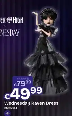 Dreamland Wednesday Raven Dress aanbieding