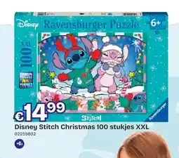 Dreamland Disney Stitch Christmas 100 stukjes XXL aanbieding