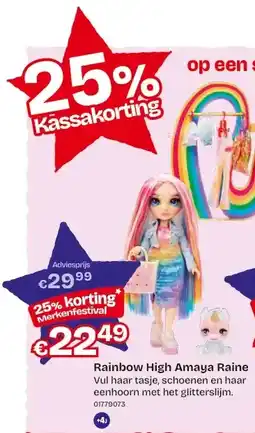 Dreamland Rainbow High Amaya Raine aanbieding