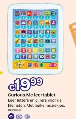 Dreamland Curious Me leertablet aanbieding
