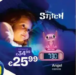 Dreamland 3D digitale alarmklok Angel aanbieding