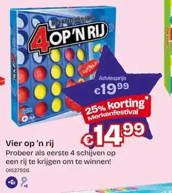 Dreamland Vier op 'n rij aanbieding