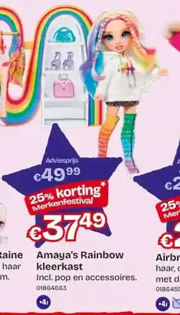 Dreamland Amaya's Rainbow kleerkast aanbieding