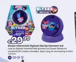 Dreamland Bitzee Interactief digitaal diertje Hamster bal aanbieding