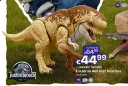 Dreamland Jurassic World Distorus Rex met functies aanbieding