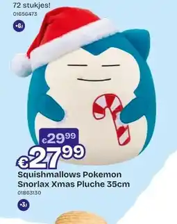 Dreamland Squishmallows Pokemon Snorlax Xmas Pluche 35cm aanbieding