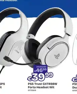 Dreamland PS5 Trust GXT498M Forta Headset Wit aanbieding