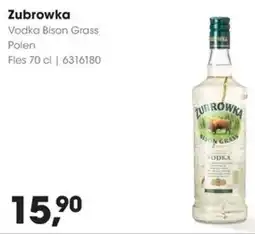 Hanos Zubrowka Vodka Bison Grass Polen aanbieding