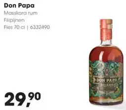 Hanos Don Papa Masskara rum Filipijnen aanbieding