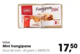 Hanos Lotus Mini frangipane aanbieding