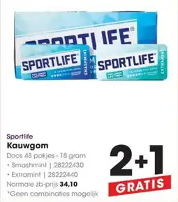 Hanos Sportlife Kauwgom aanbieding