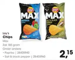 Hanos Lay's Chips Max aanbieding