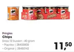 Hanos Pringles Chips aanbieding